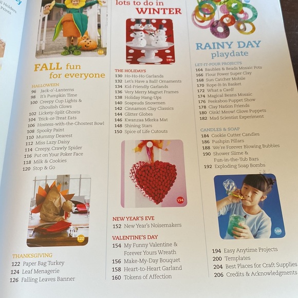 Rosie O'Donnell's CraftyU: 100 Easy Projects -Whole Family Can Enjoy All Yr Long - Picture 3 of 6